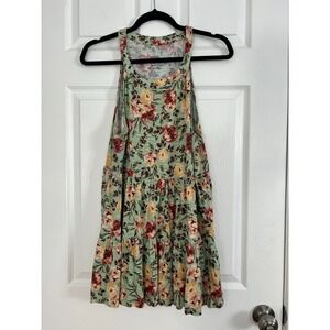 TORRID WOMEN'S KNITS TIERES SLEEVELESS FLORAL DRESS SIZE 1X